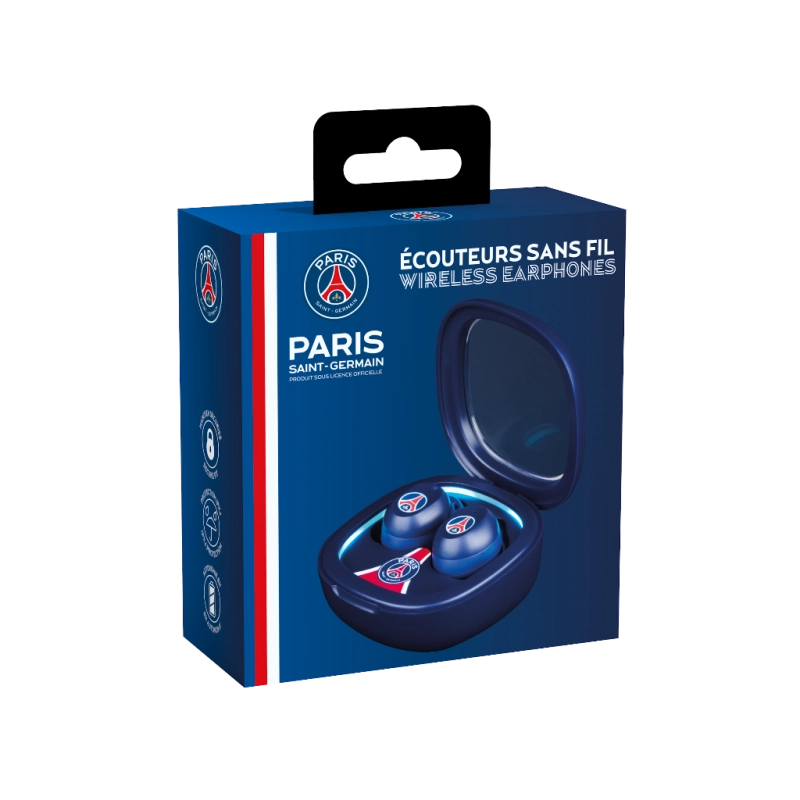 Écouteurs sans fil bleu TWS - PSG