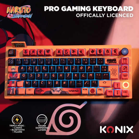 Konix - Clavier pro gaming sans fil - Naruto