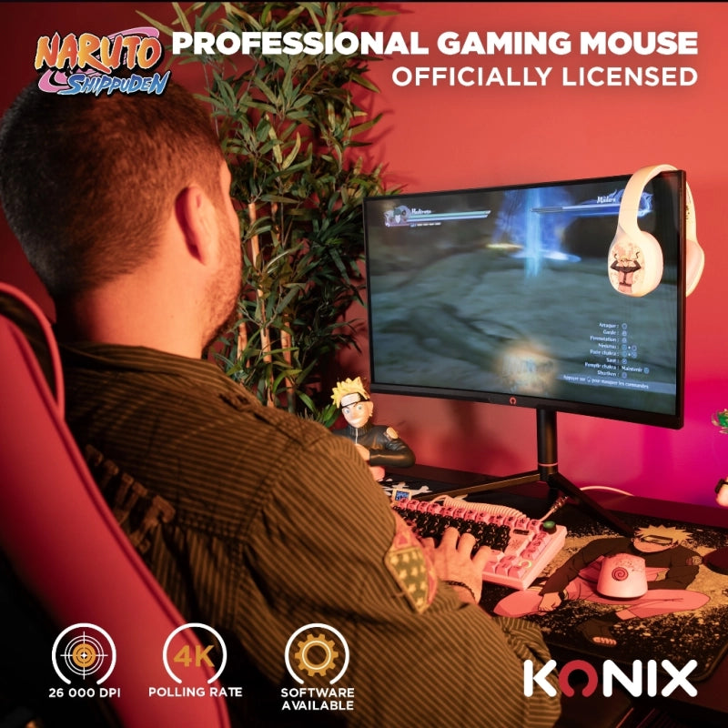 Konix - Souris Gaming Pro - Naruto