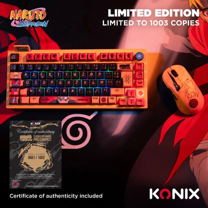 Konix - Clavier pro gaming sans fil - Naruto