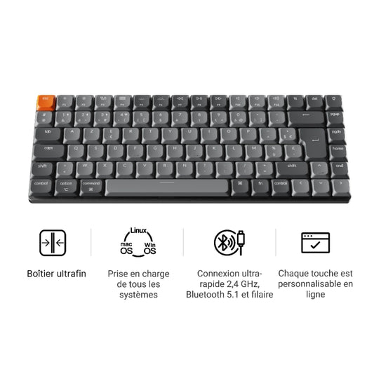 KEYCHRON CLAVIER K3 MAX QMK/VIA